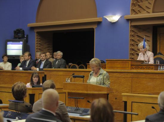 Riigikogu sügisistungjärgu avaistung, 2007